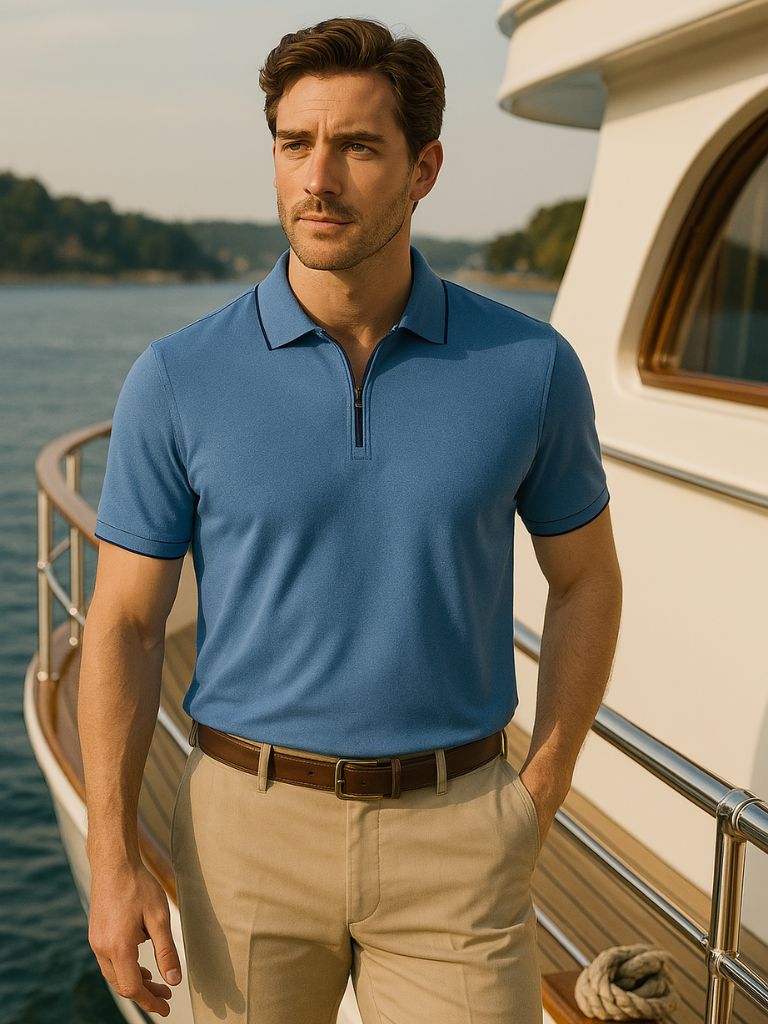 Ralendo™ | Regis Quarter Zip Polo